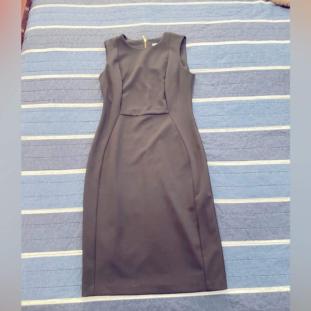 Calvin Klein black business work professional dress